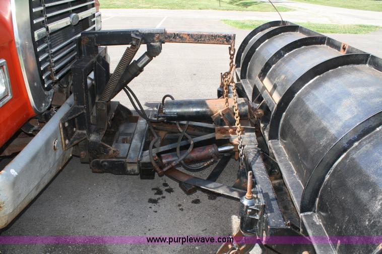 image for item A2134 1989 Ford L8000 dump truck with snow plow