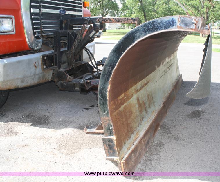 image for item A2134 1989 Ford L8000 dump truck with snow plow