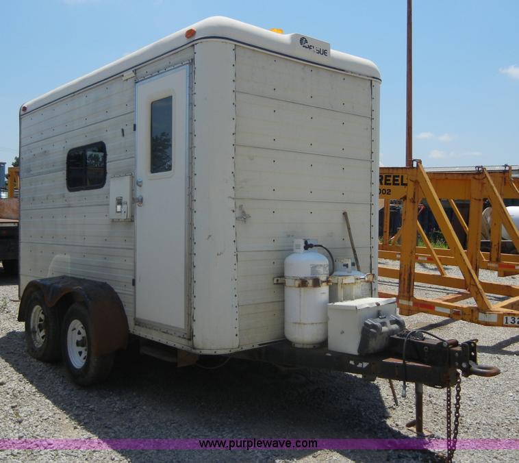 image for item A3020 1994 Pelsue 12' fiber optic splicing trailer