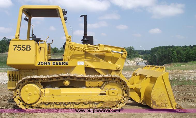 image for item A4186 1989 John Deere 755B track loader