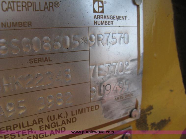 image for item A4261 1995 Caterpillar 416B backhoe