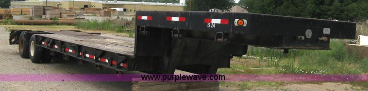 image for item A4278 1983 Fruehauf 38' lowboy trailer