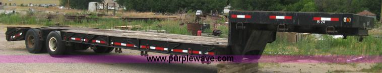 image for item A4278 1983 Fruehauf 38' lowboy trailer