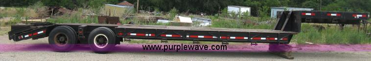 image for item A4278 1983 Fruehauf 38' lowboy trailer