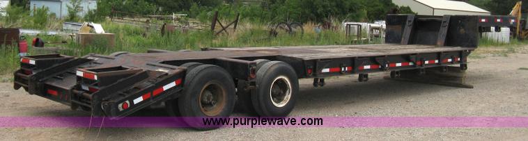 image for item A4278 1983 Fruehauf 38' lowboy trailer