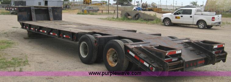 image for item A4278 1983 Fruehauf 38' lowboy trailer