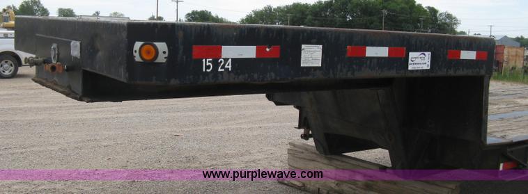 image for item A4278 1983 Fruehauf 38' lowboy trailer