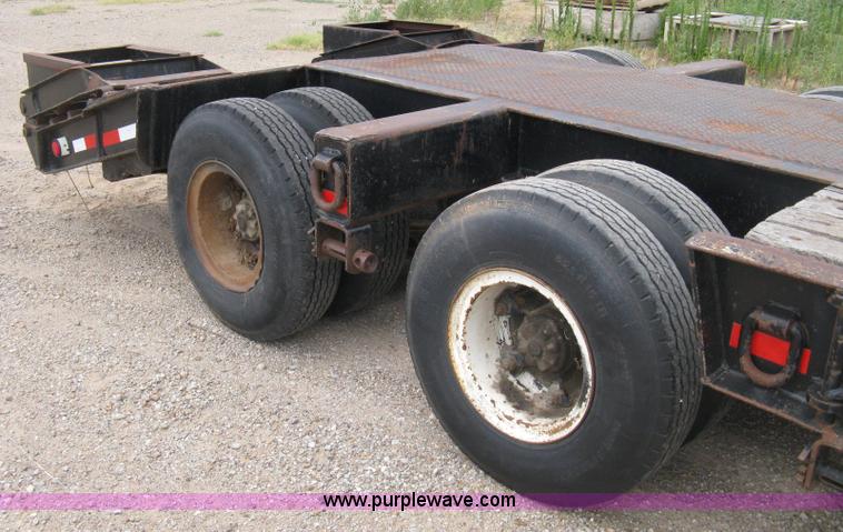 image for item A4278 1983 Fruehauf 38' lowboy trailer