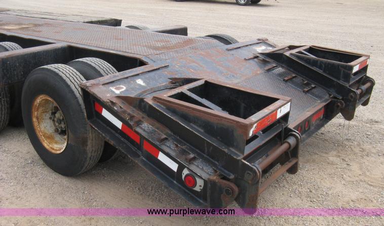 image for item A4278 1983 Fruehauf 38' lowboy trailer