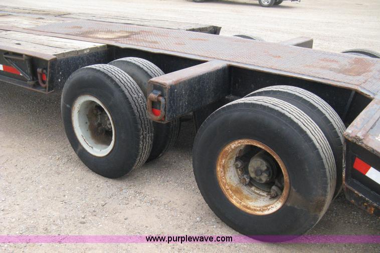 image for item A4278 1983 Fruehauf 38' lowboy trailer