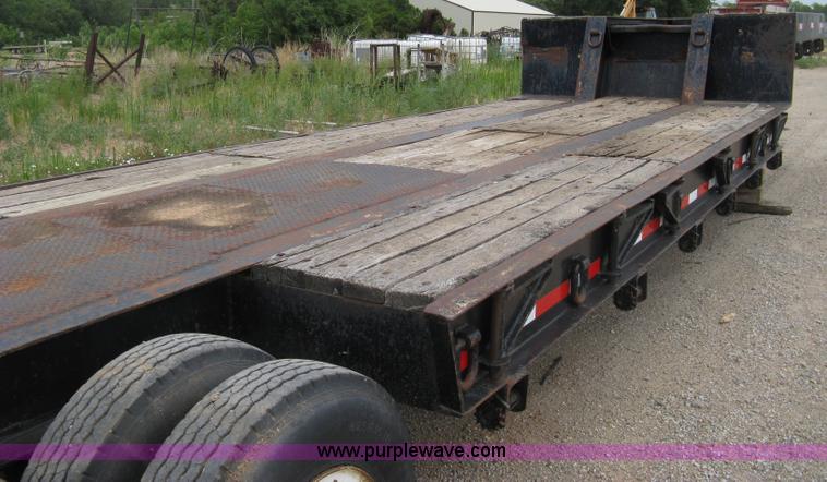image for item A4278 1983 Fruehauf 38' lowboy trailer
