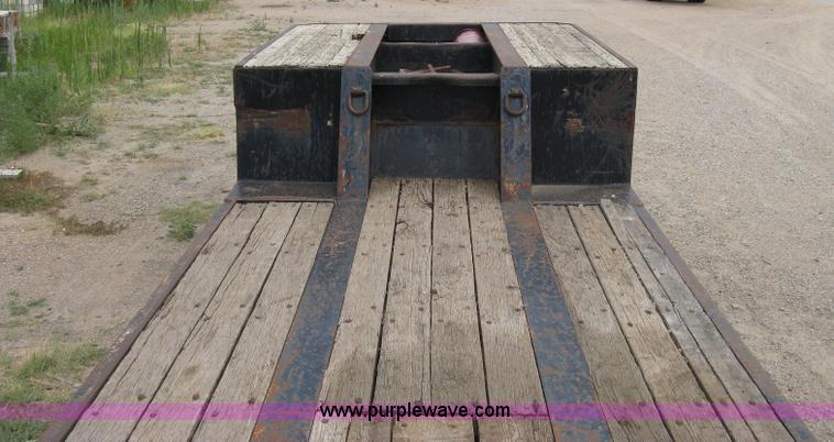 image for item A4278 1983 Fruehauf 38' lowboy trailer