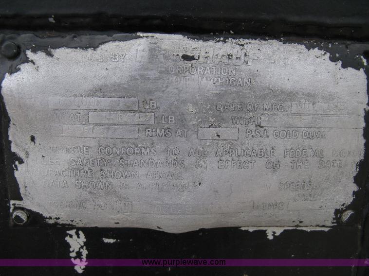 image for item A4278 1983 Fruehauf 38' lowboy trailer