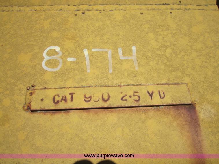 image for item A4779 Caterpillar 950 loader bucket