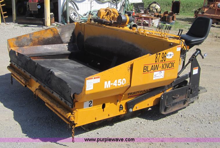 image for item A4798 2000 Ingersoll Rand Blaw-Knox M-450 asphalt paver