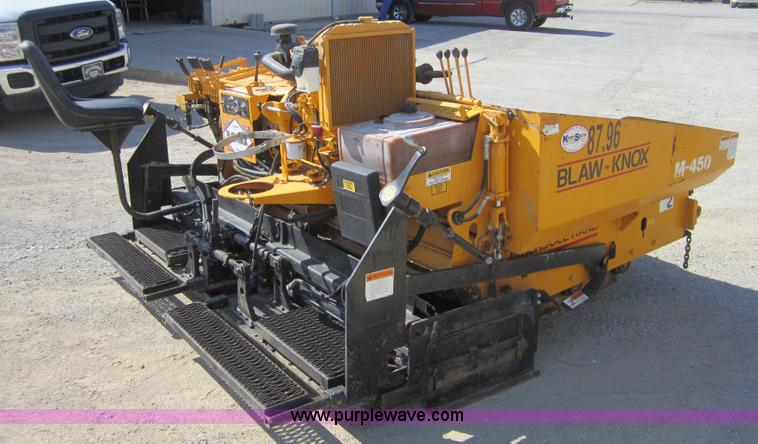 image for item A4798 2000 Ingersoll Rand Blaw-Knox M-450 asphalt paver