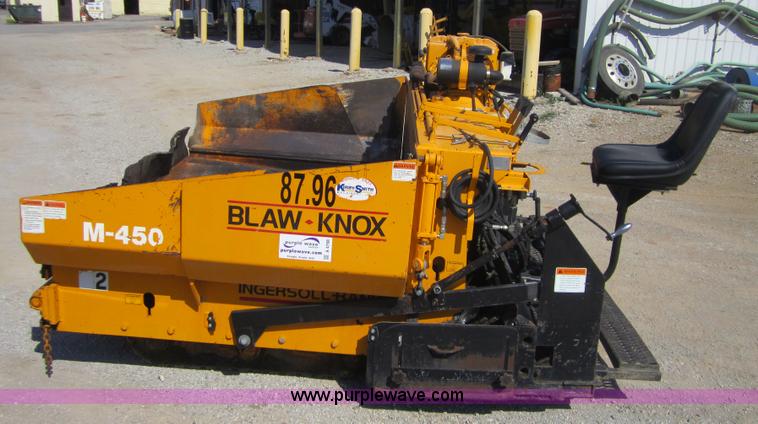 image for item A4798 2000 Ingersoll Rand Blaw-Knox M-450 asphalt paver