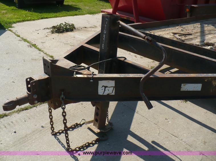 image for item A4805 2004 Belshe 16' tandem axle trailer