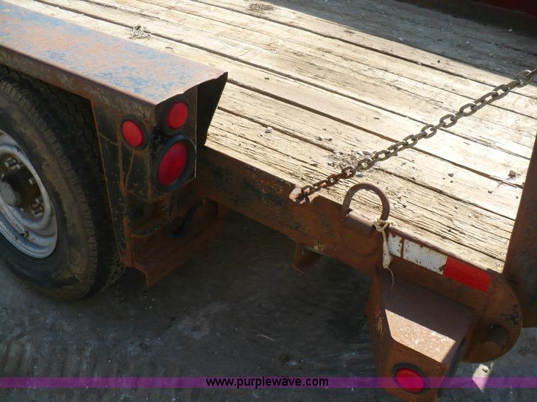 image for item A4805 2004 Belshe 16' tandem axle trailer