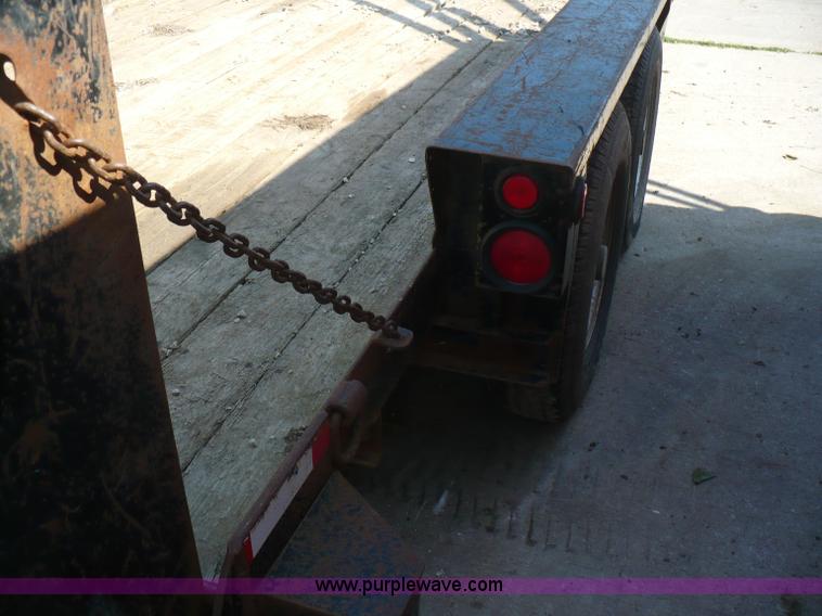 image for item A4805 2004 Belshe 16' tandem axle trailer