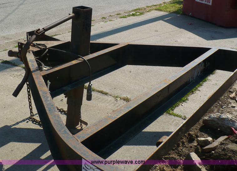 image for item A4805 2004 Belshe 16' tandem axle trailer