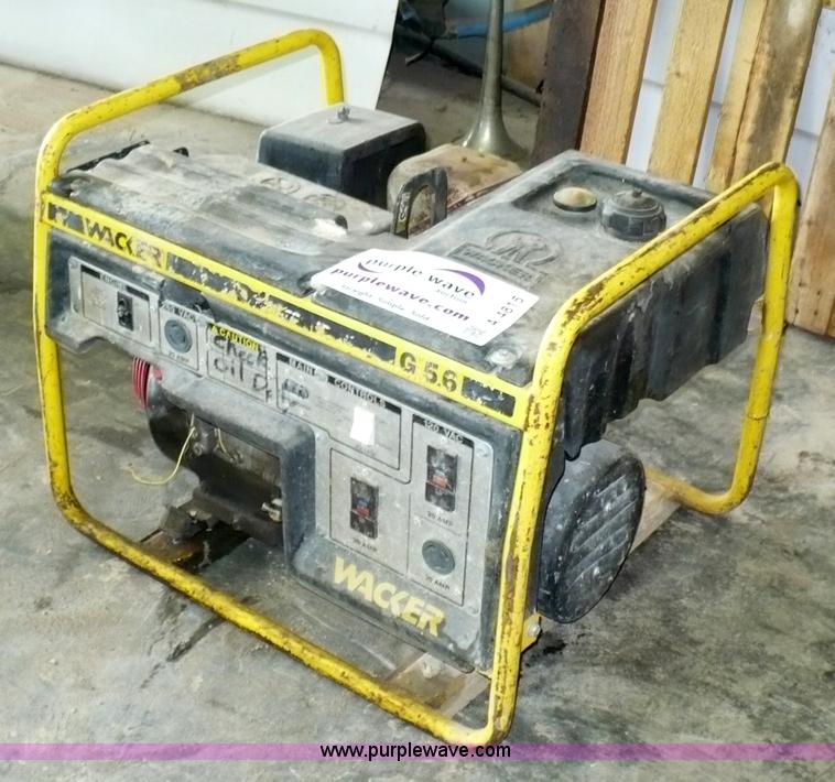 image for item A4815 Wacker electric generator