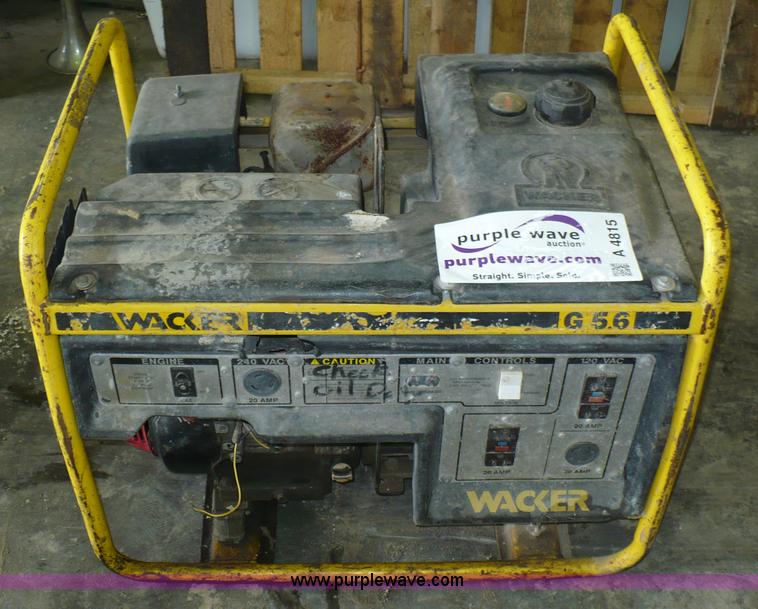 image for item A4815 Wacker electric generator
