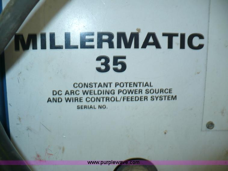 image for item A4816 Miller Millermatic 35 welder