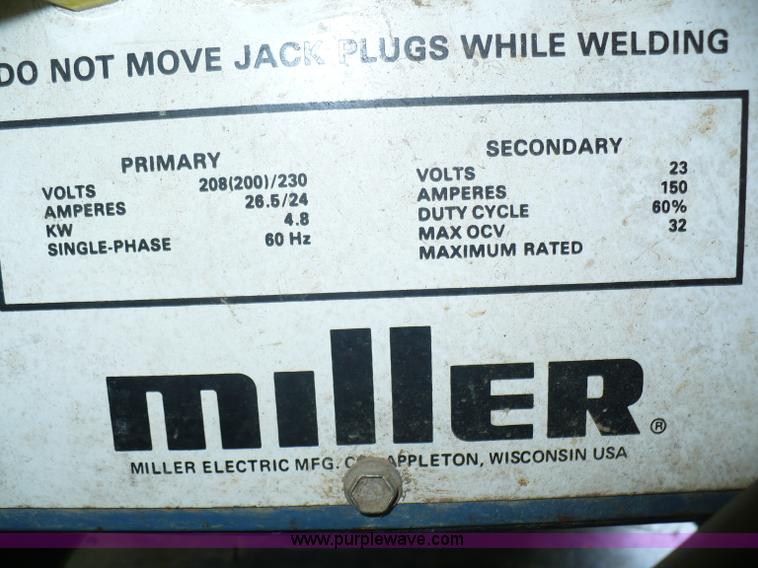 image for item A4816 Miller Millermatic 35 welder