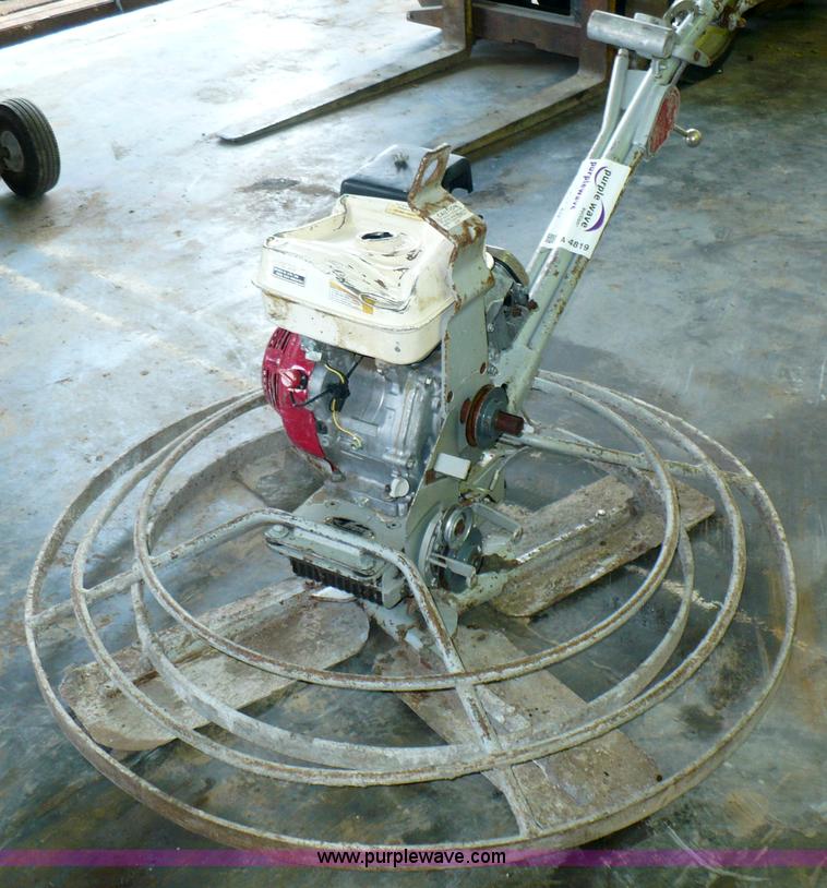 image for item A4819 Stone Construction Equip. concrete power trowel