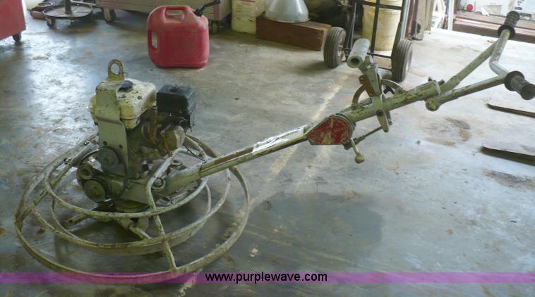 image for item A4820 Stone Construction Equip. concrete power trowel