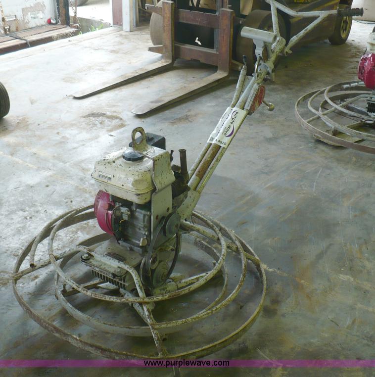 image for item A4820 Stone Construction Equip. concrete power trowel