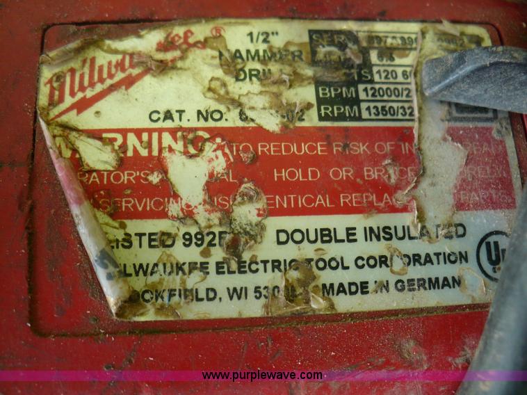 image for item A4821 (7) Electric drills