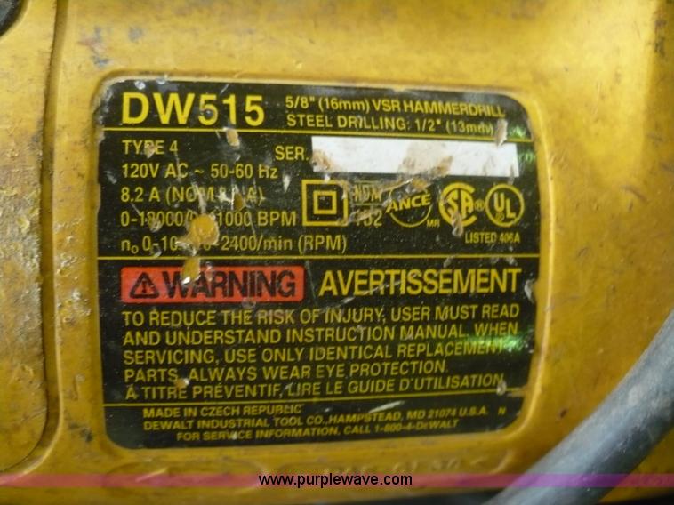 image for item A4821 (7) Electric drills