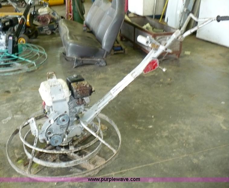 image for item A4822 Stone Construction Equip. concrete power trowel