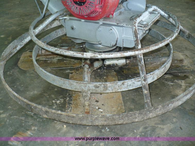 image for item A4822 Stone Construction Equip. concrete power trowel