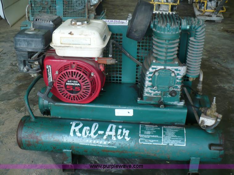 image for item A4824 Associate Engineering Corp. "Rol-Air" air compressor