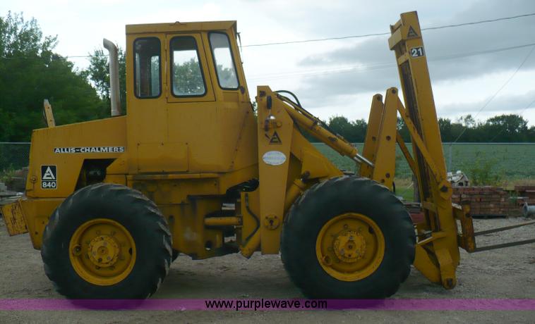 image for item A4837 Allis Chalmers 840 wheel loader