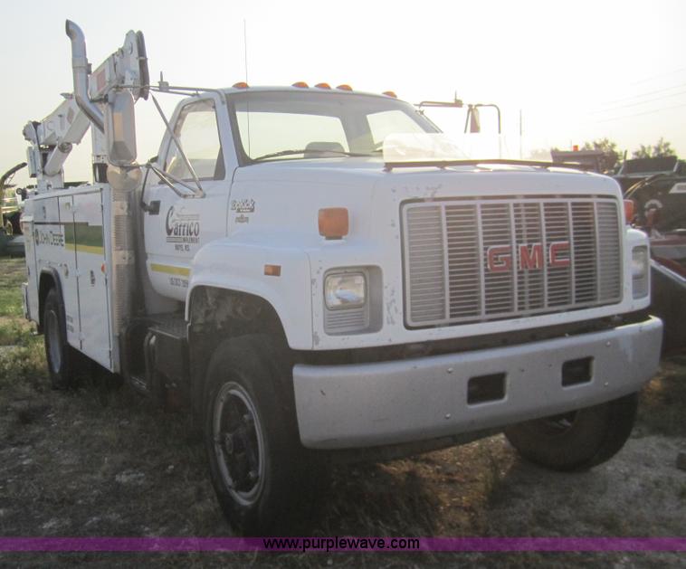 image for item A9382 1993 GMC Topkick service truck