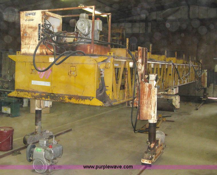 image for item A9492 Gomaco C-450 bridge deck concrete finisher
