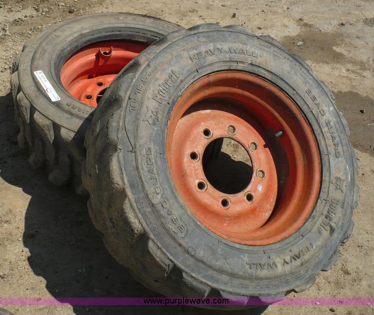 image for item A9578 (2) Bobcat tires and rims