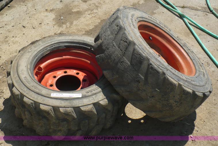 image for item A9578 (2) Bobcat tires and rims
