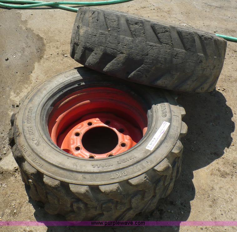 image for item A9578 (2) Bobcat tires and rims