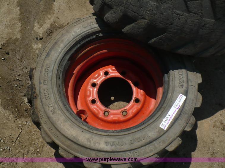 image for item A9578 (2) Bobcat tires and rims