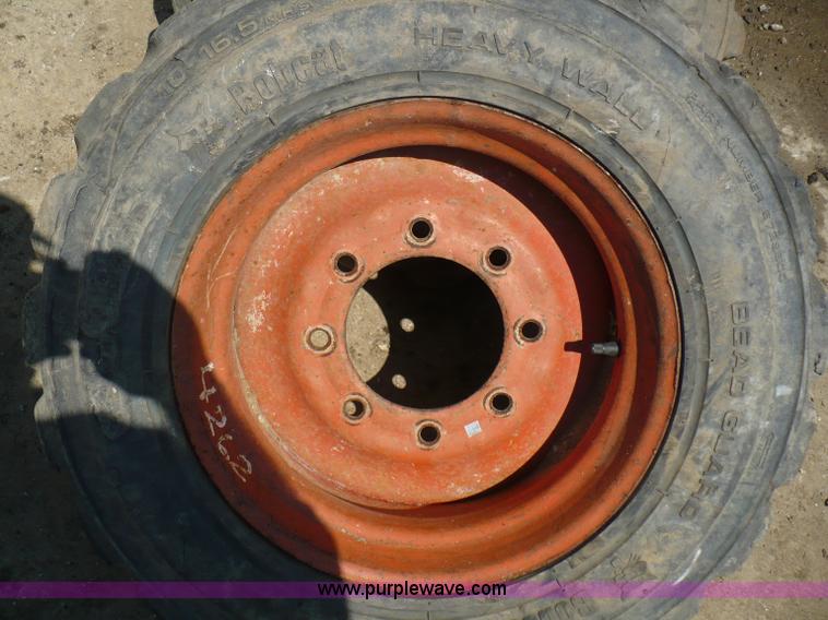 image for item A9578 (2) Bobcat tires and rims