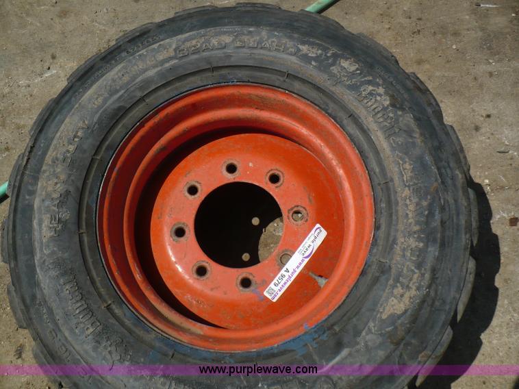 image for item A9579 Bobcat tire and rim