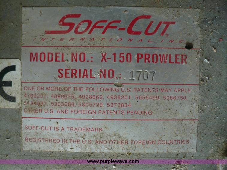 image for item A9589 Softcut concrete saw