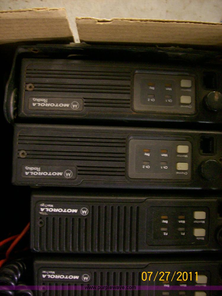 image for item 6322 (9) Motorola MaxTrac radios
