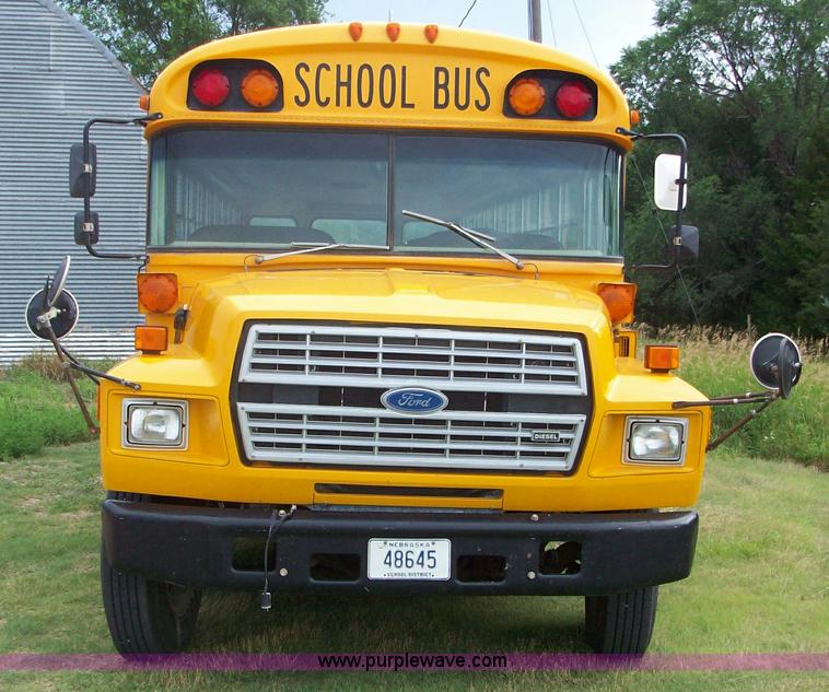image for item A1147 1991 Ford B600 school bus