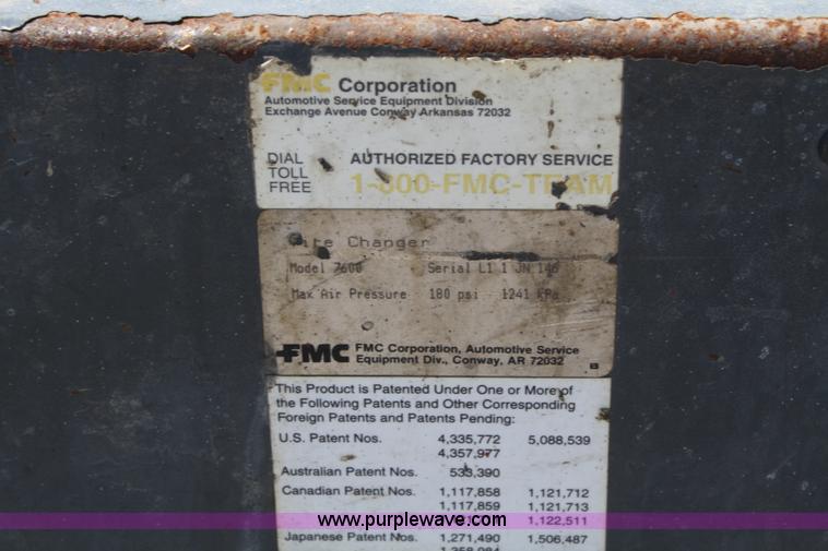 image for item A2153 FMC 7600 tire machine